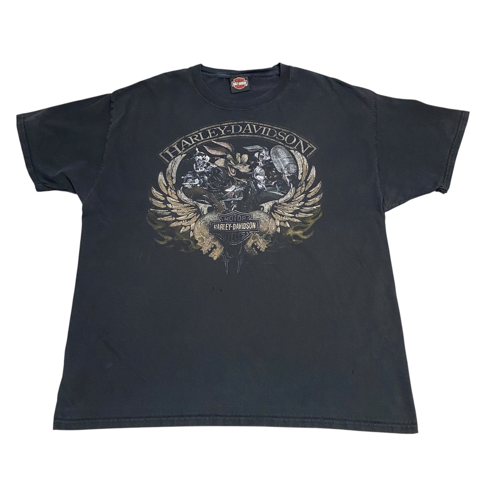 Y2K Harley-Davidson Tasmanian Devil T-Shirt XL